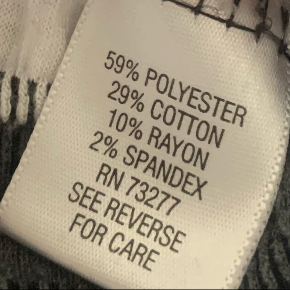 Dana Buchman stripped black, gray and white shirt, blouse , top. - Picture 9 of 9